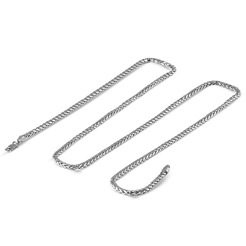 Palm-Link 24in. Chain in 10k White Gold image number null