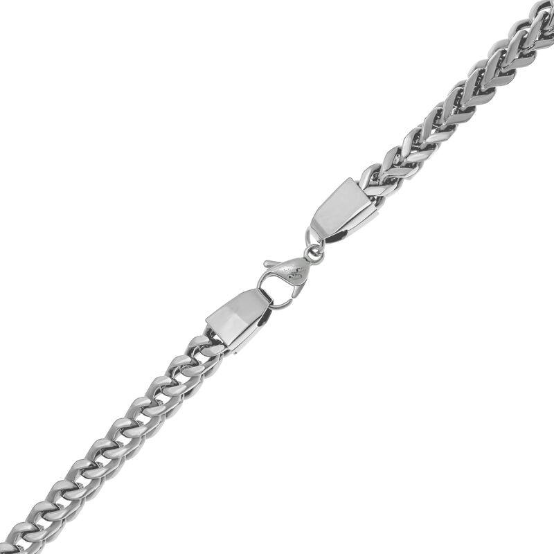 Men's Foxtail 6mm Chain Bracelet in Stainless Steel image number null