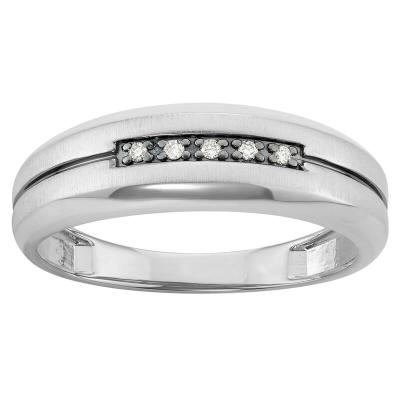 IBGoodman Diamond Ring in 10k White Gold image number null