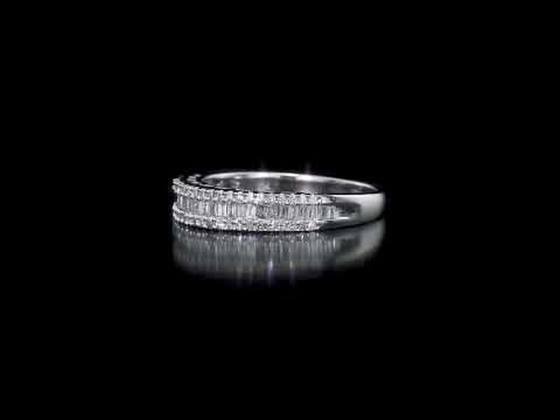 Diamond Anniversary 1/3ctw.  Band in 10k White Gold image number null