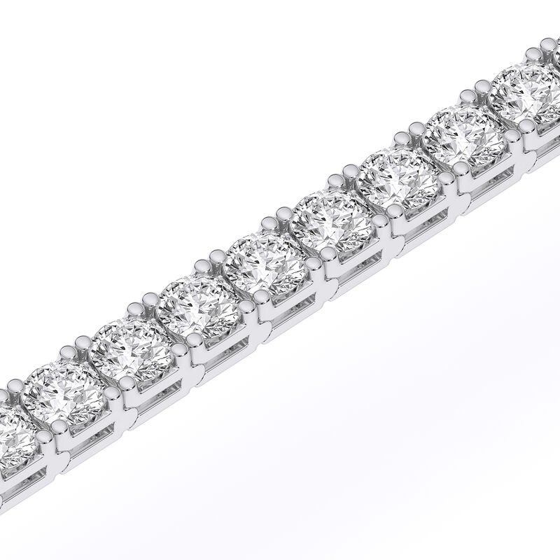 Lab Grown Diamond 10ctw. Tennis Bracelet in 14k White Gold image number null
