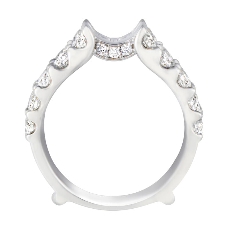 Cathedral 2ctw. Diamond Insert in 14k White Gold image number null