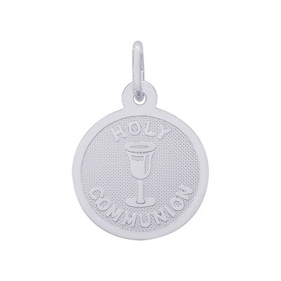 Holy Communion Charm in Sterling Silver