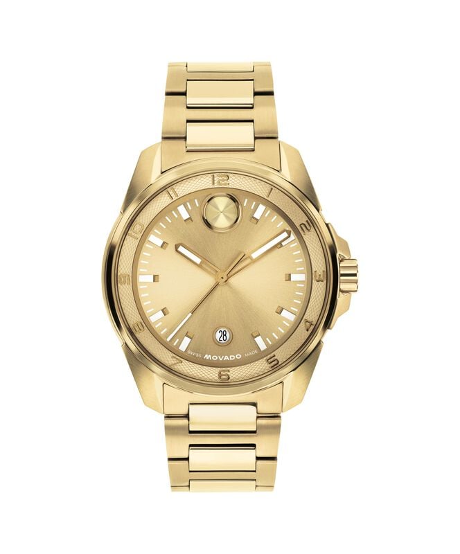 Movado BOLD Verso S Tonal Sunray Dial Yellow Gold Tone 3601392 image number null