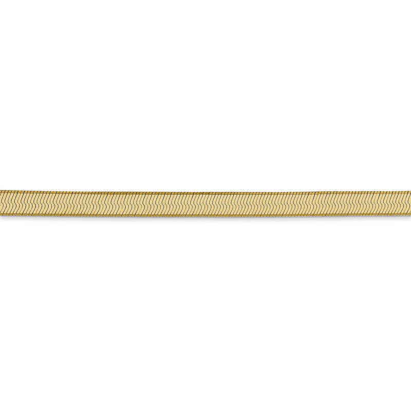 Silky Herringbone 18" Chain 4mm in 14k Yellow Gold image number null