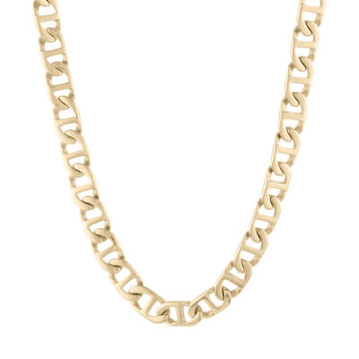 Men's Mariner 10mm Chain 10mm in Gold Plated Stainless Steel