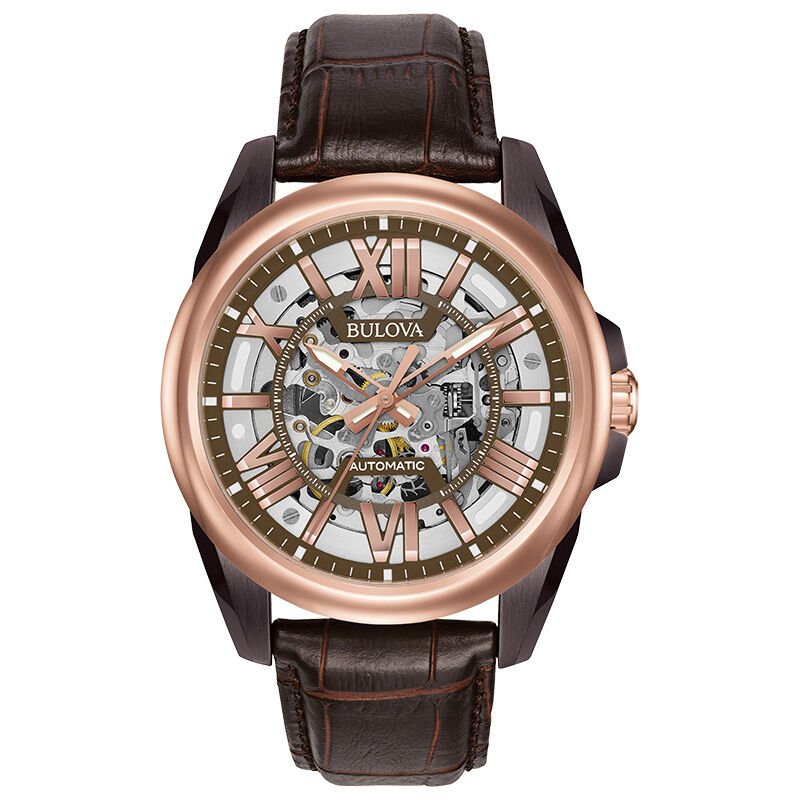 Bulova Men's Rose-Tone Sutton Watch 98A165 image number null