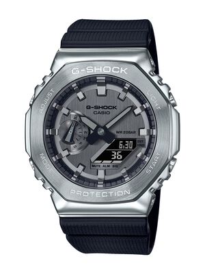 G-Shock Men's Metal Octagon Black Resin Band Watch GM2100-1A