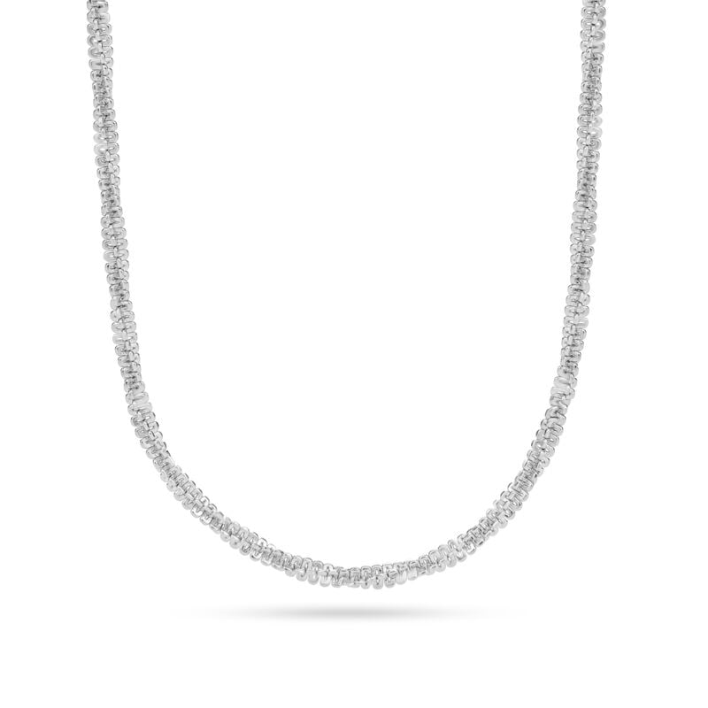 22" Adjustable Sparkle Chain in 14k White Gold image number null