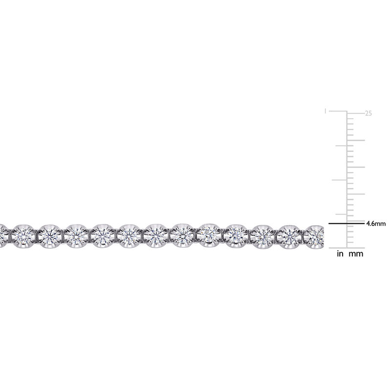 Created Moissanite Tennis Bracelet in 14k White Gold image number null