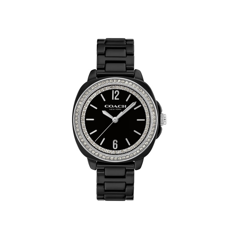 Coach Ladies Black Dial Black Bracelet 34mm Watch 14504564 image number null