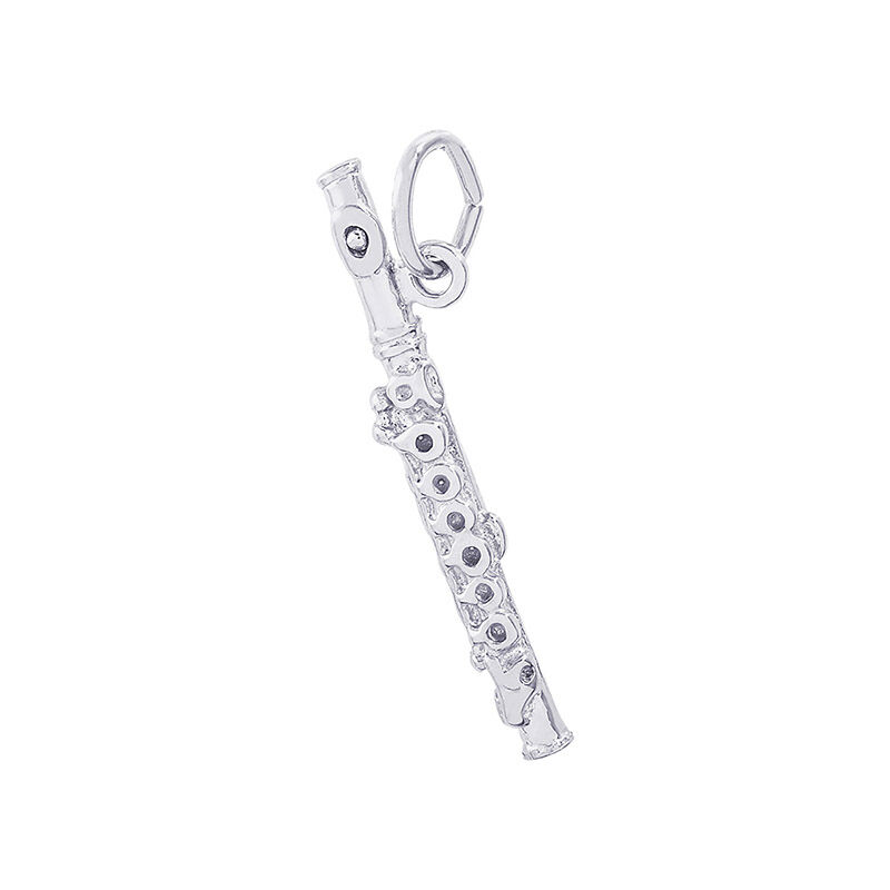 Flute Sterling Silver Charm image number null