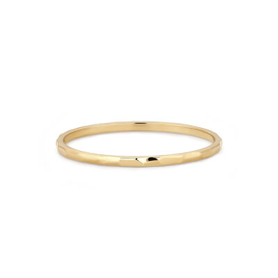 Textured Band in 14k Yellow Gold