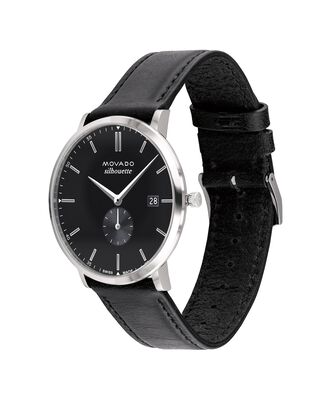 Movado Heritage Silhouette Watch Black Dial 3650130
