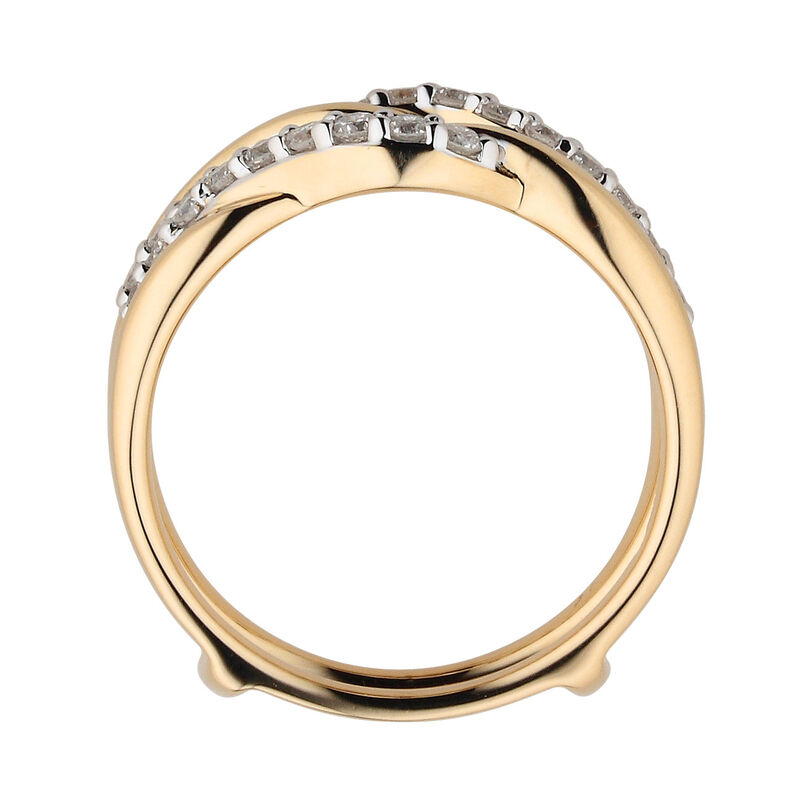Diamond Twist Insert in 14k Yellow Gold image number null