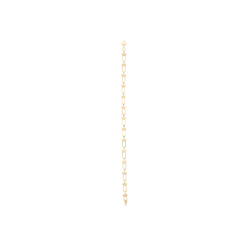Sabrina, 14kt. YG Open Jax Link Bracelet image number null