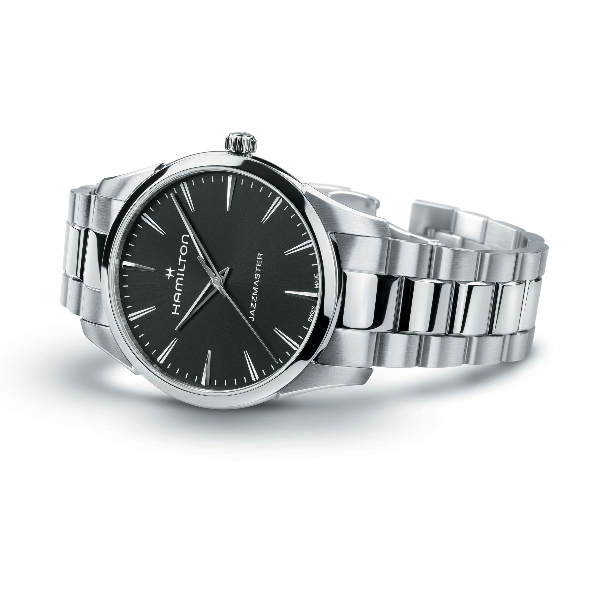 Hamilton Jazzmaster Quartz Black Dial 40mm H32461131