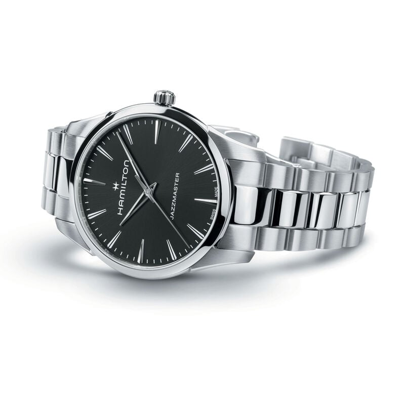 Hamilton Jazzmaster Quartz Black Dial 40mm H32461131 image number null