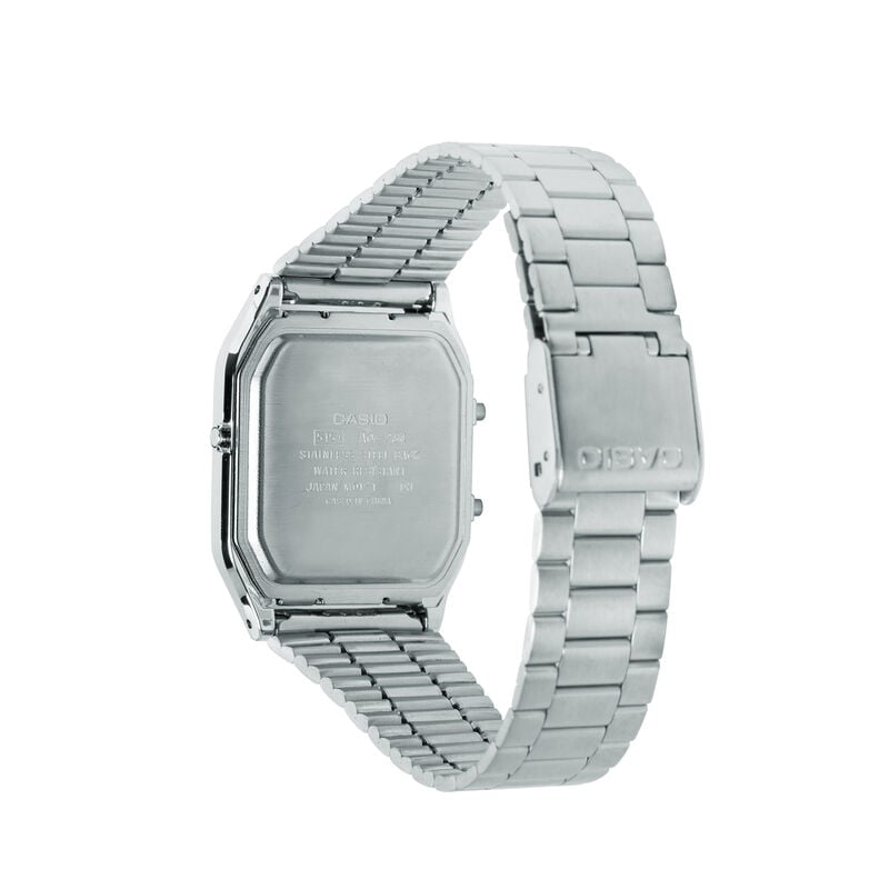 Casio Vintage Analog Digital Silver Dial AQ230 image number null