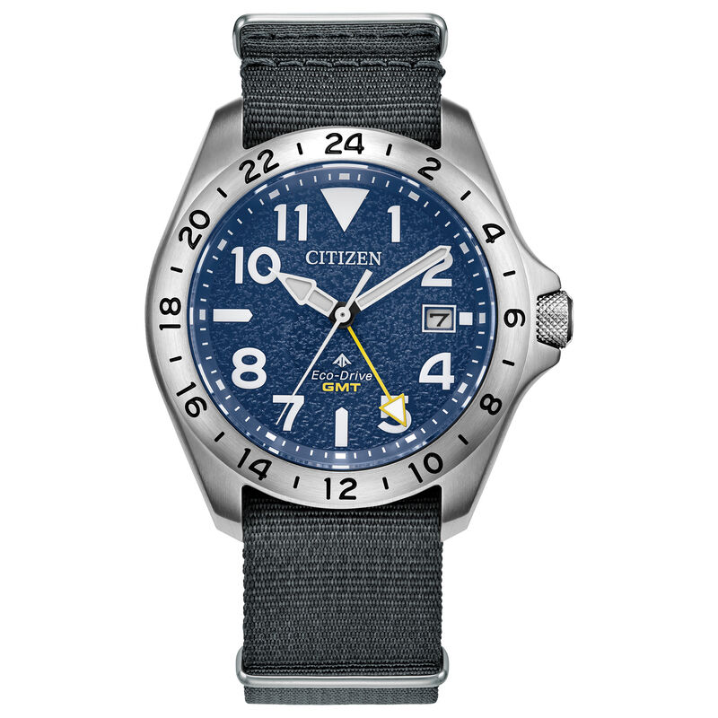Citizen Promaster Land GMT Blue Dial BJ7150-09L image number null
