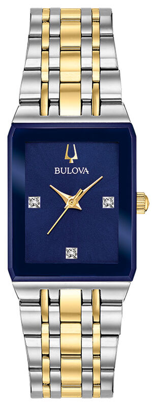 Bulova Ladies' Two-Tone Quadra Watch 98P177 image number null