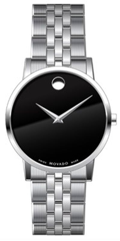 Movado Men's Black Dial Museum Classic Watch 0607199 image number null