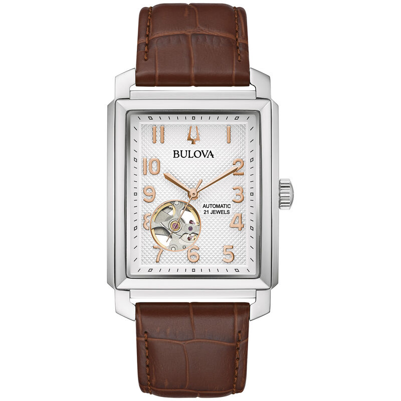 Bulova Men's Sutton Automatic Watch 96A268 image number null