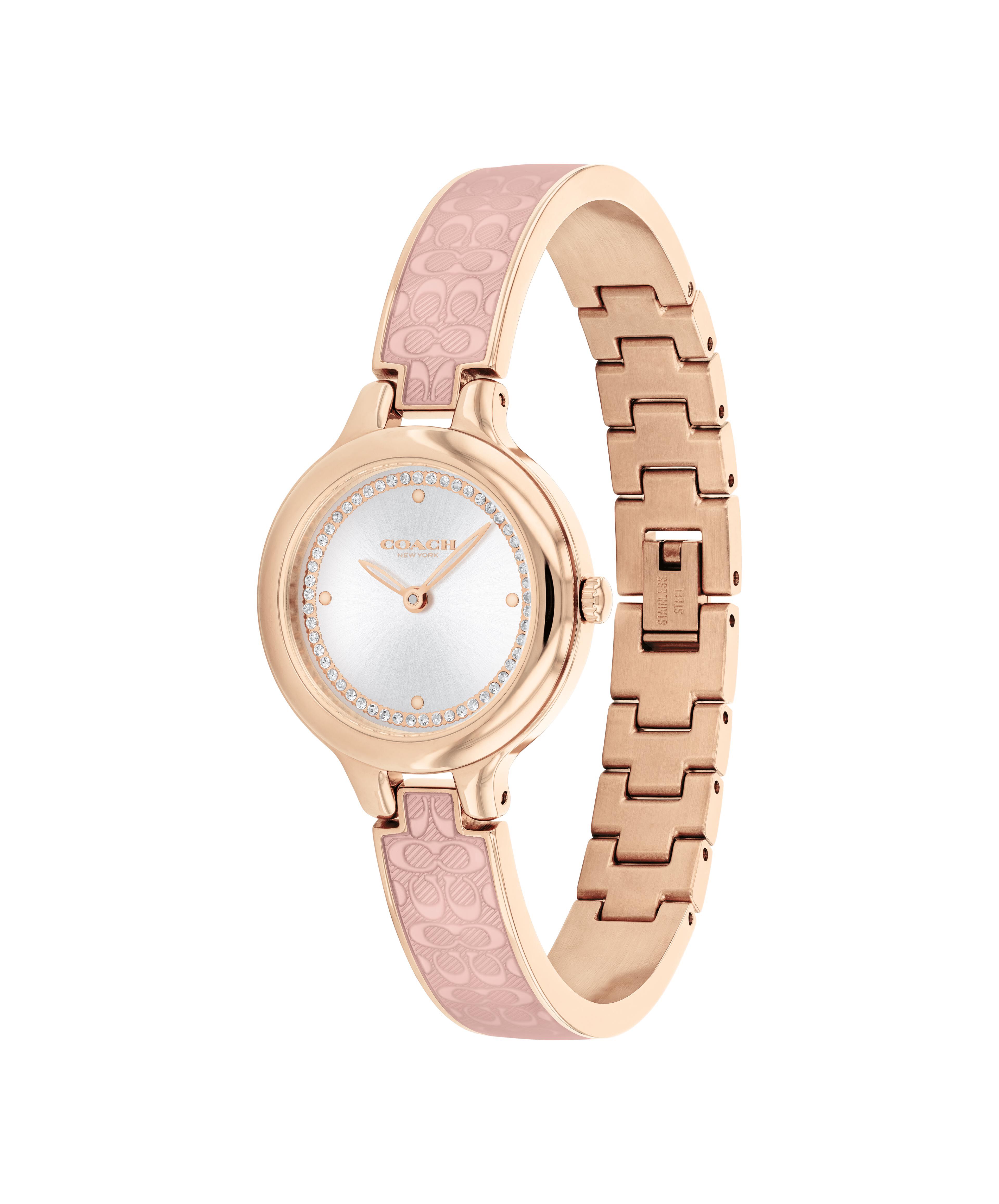 COACH Ladies' Chelsea Rose Gold Tone Stainless Steel 27mm Watch