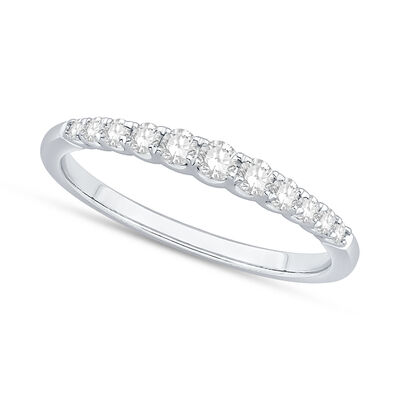 Diamond 1/3ctw. 14k White Gold Anniversary Ring