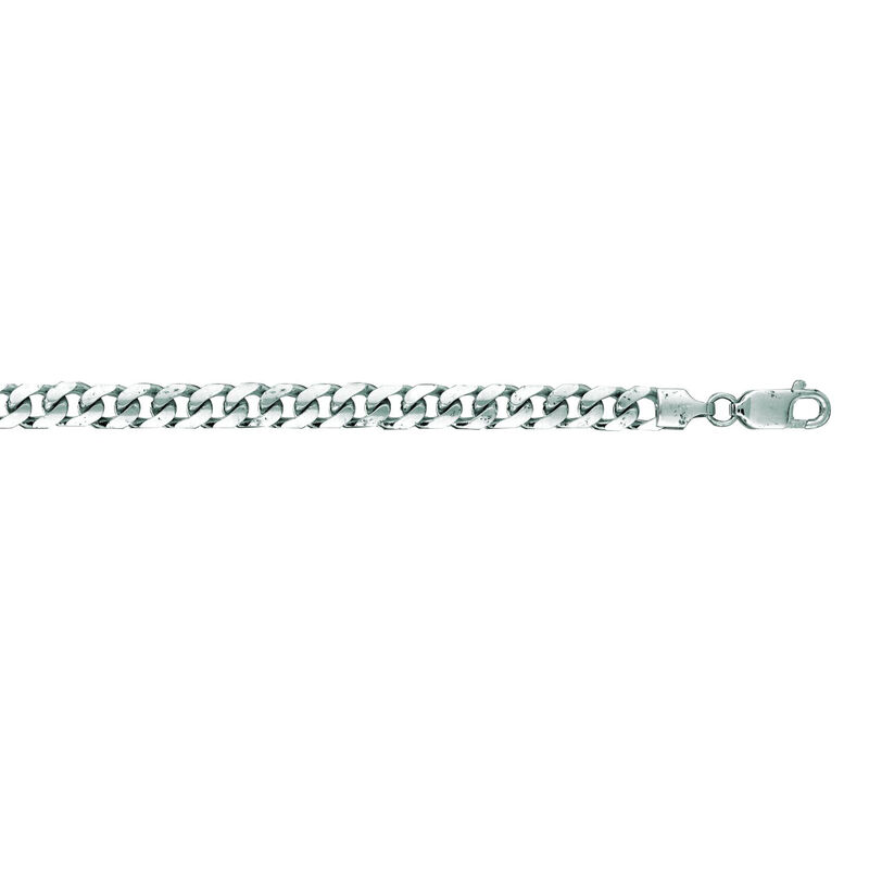 Miami Cuban 24" Chain 5.8mm in 14k White Gold image number null