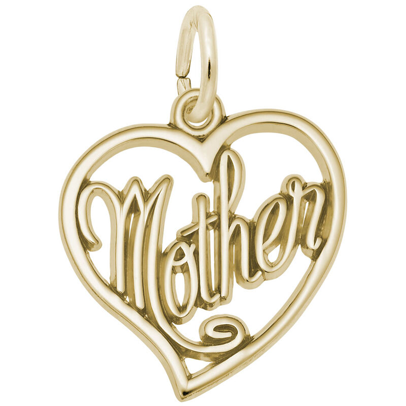 Mother Charm in 14K Yellow Gold image number null