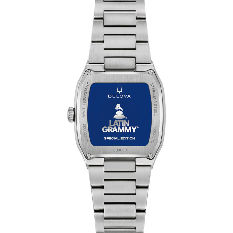 Bulova Latin GRAMMY Silver White Dial Bracelet Watch 96A336 image number null