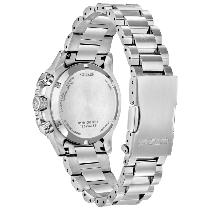 Citizen Men's Promaster Air Navihawk Silver-Tone Dial Watch CA4660-61A image number null