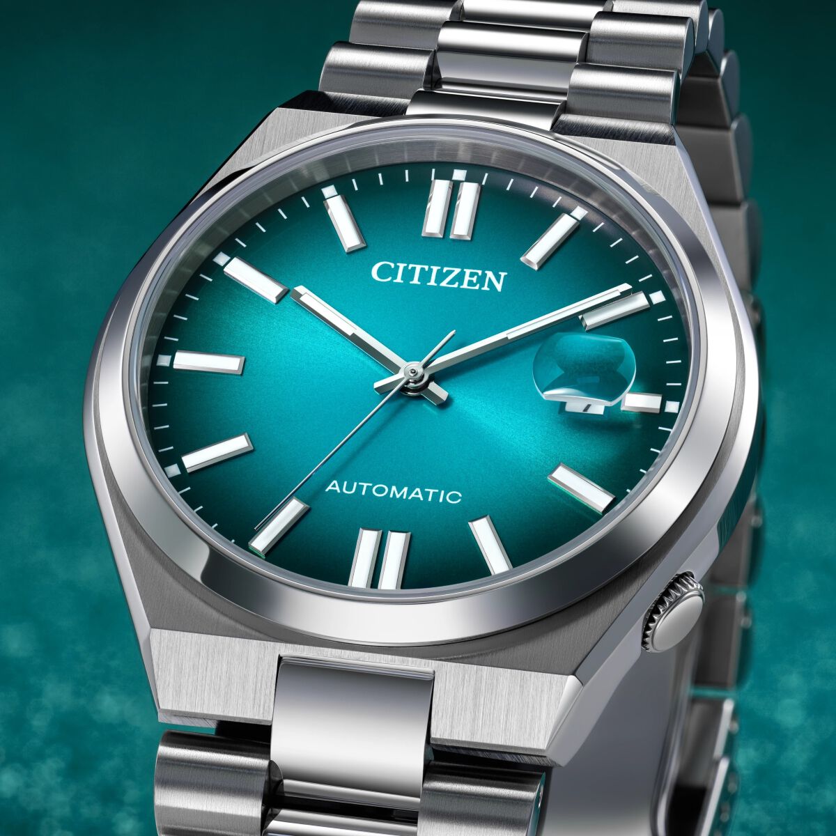 CITIZEN - sabo TSUYOSA Automatic Watch with a Dark Green Dial 001-505-01226