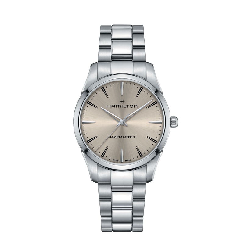 Hamilton Jazzmaster Quartz Metallic Off-White Dial 40mm H32461121 image number null