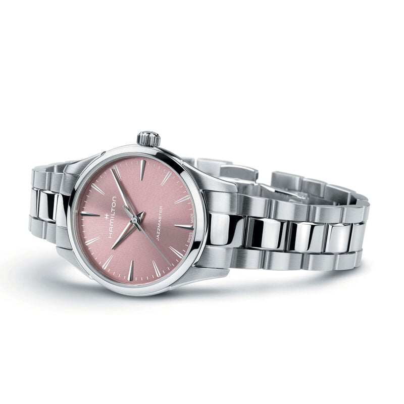 Hamilton Jazzmaster Quartz Pink Dial 32mm H32301171 image number null