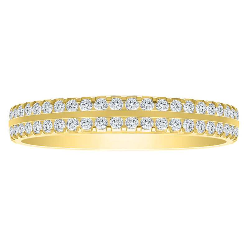 Diamond 3/8ctw. 14k Yellow Gold Anniversary Ring image number null