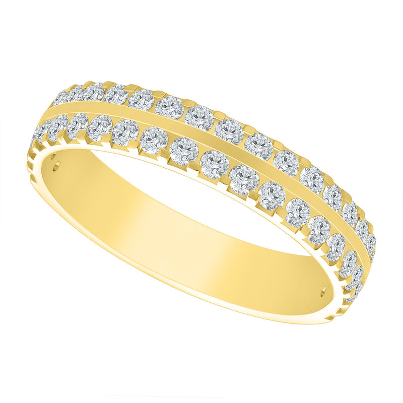 Diamond 3/4ctw. 14k White Gold Anniversary Ring image number null