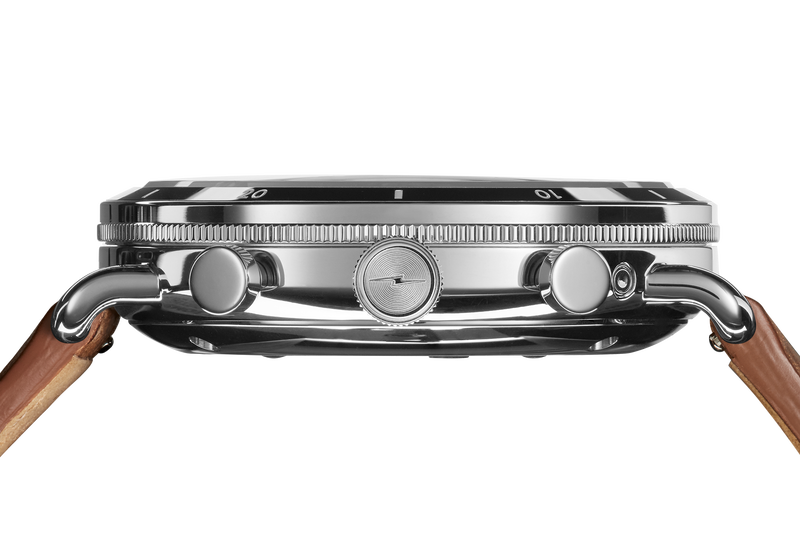 Shinola Men's Canfield Sport Stainless Steel White Dial Tan Leather Strap 45mm S0120141501 image number null