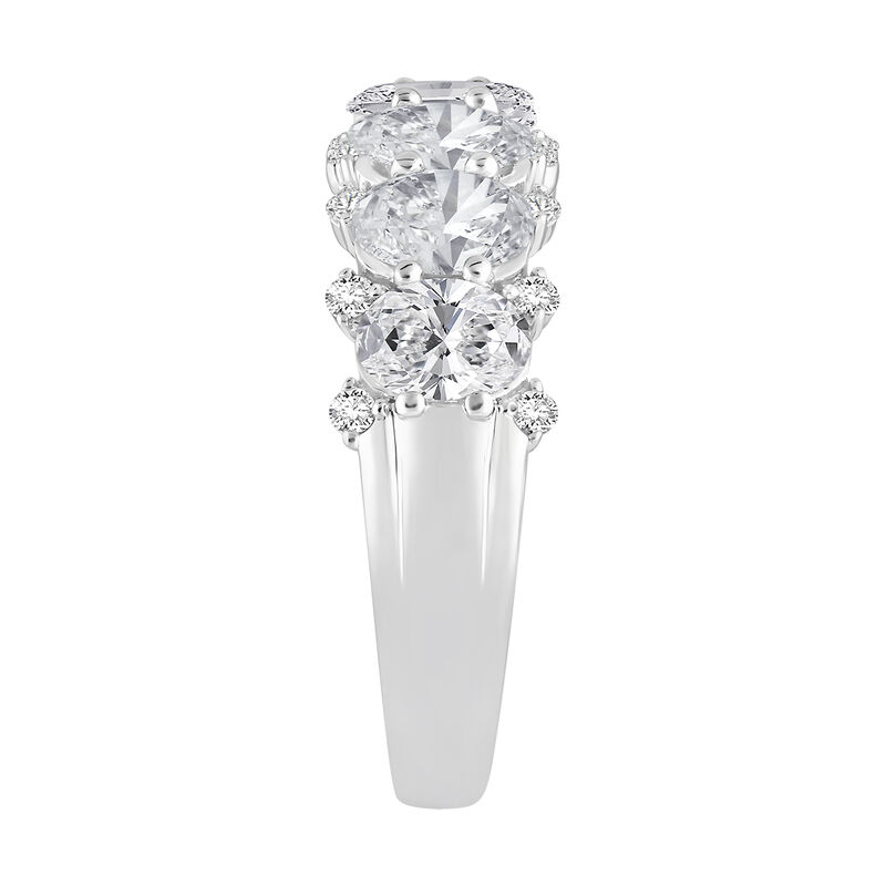 Lab Grown Diamond 2 1/2ctw. & 14k White Gold Wedding Ring image number null