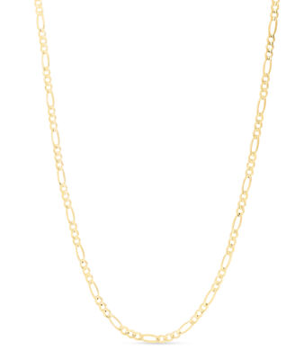 Figaro 20" Chain 3.1mm in 14k Yellow Gold