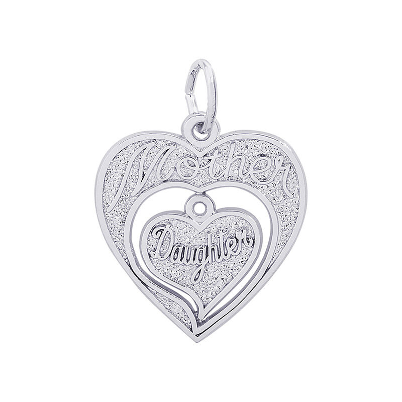 Mother Daughter Sterling Silver Charm image number null