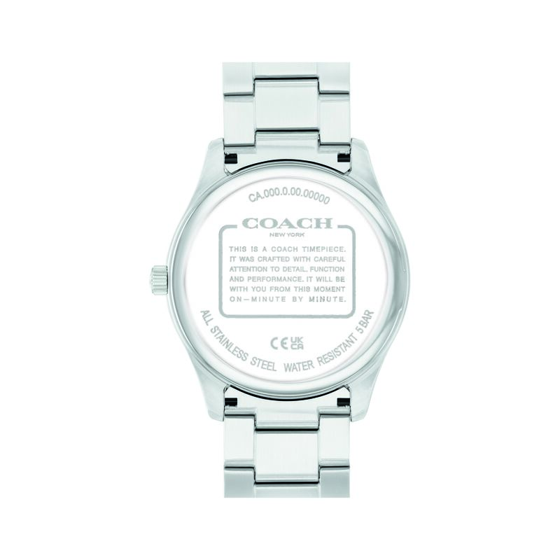 Coach Men's Blue Dial Stainless Steel Watch 14602751 image number null