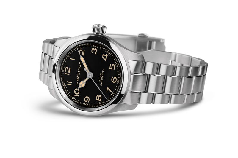 Hamilton Men's Khaki Field Murph Automatic Black Dial Stainless Steel Watch 38mm Watch H70405130 image number null