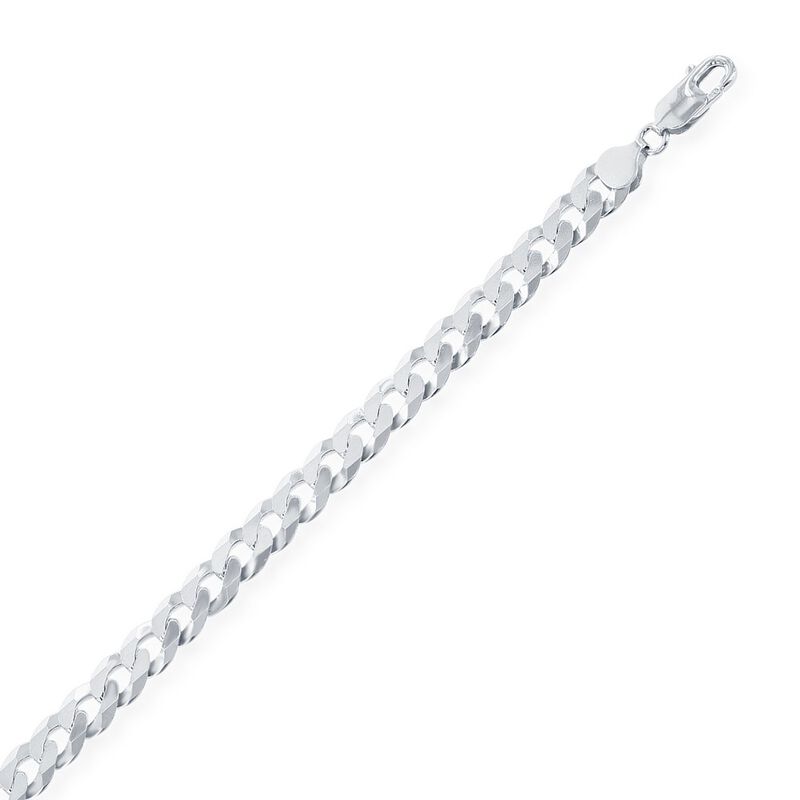 Miami Cuban 20" Chain 7.85mm in Sterling Silver image number null