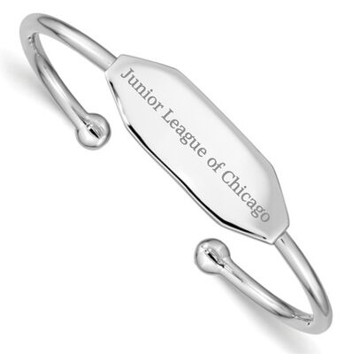 Junior League of Chicago Children's Bangle in Sterling Silver
