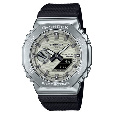 G-Shock Carbon Core Guard Solar Digital Analog Silver GBM2100A-8B
