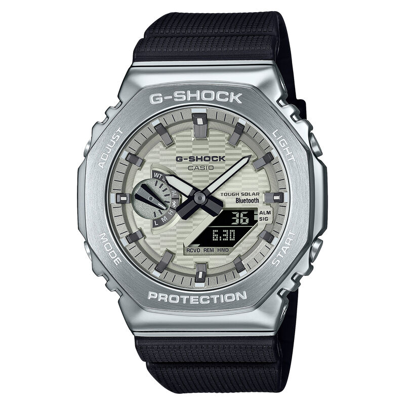 G-Shock Carbon Core Guard Solar Digital Analog Silver GBM2100A-8B image number null