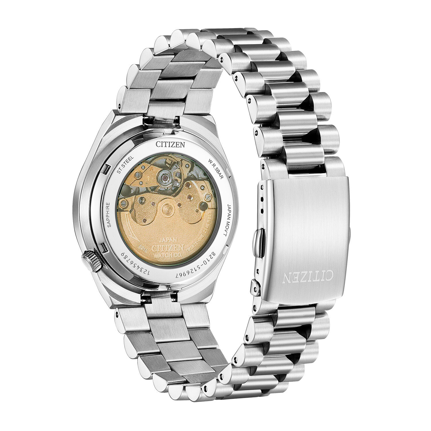 Citizen Men's Tsuyosa Auto Blue Dial Stainless Steel Bracelet 40mm