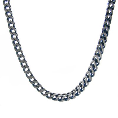 Men's Curb Link 22" Chain 5mm in Stainless Steel